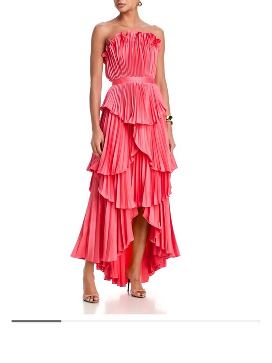 AMUR Dresses & Skirts - AMUR Janey Tiered Shell Midi Dress Size 8